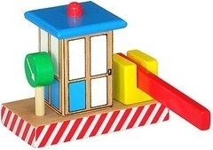 Babu vláčiky mýtná brána pre drevenú vláčikodráhu