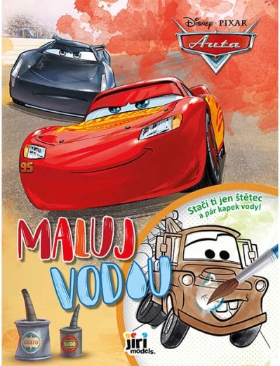 Maľuj vodou A4 autá