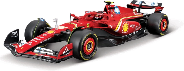 Bburago stavebnica Ferrari SF24 1:24 – Carlos Sainz