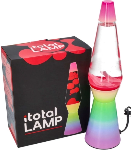 Dúhová dekoratívna lávová lampa