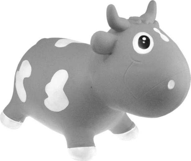 Kidzzfarm skákacia kravička milk cow junior sivá - 1 kus