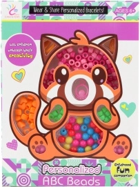 Sada farebných plastových korálikov pre deti