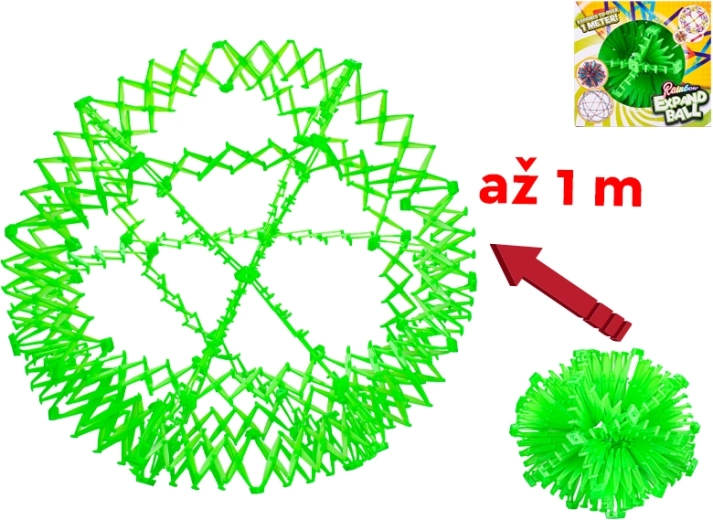 Rozťahovacia farebná loptička pre deti 28–100 cm