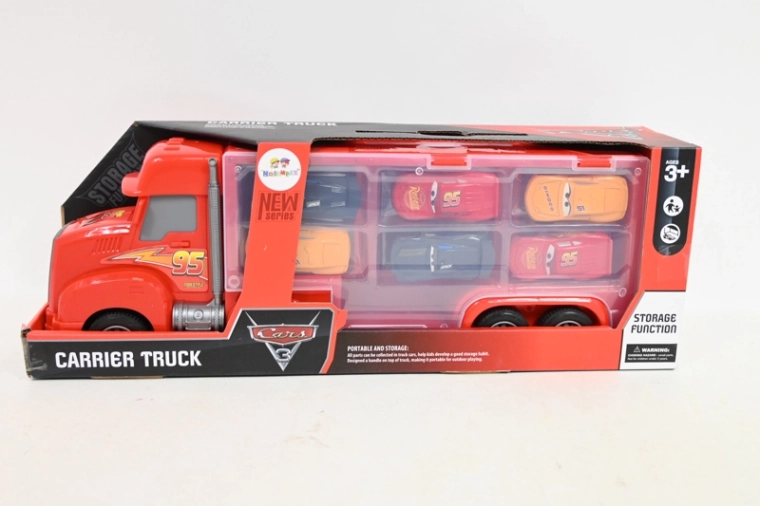 Herná sada Truck odťahovka v kufríku so 7 autíčkami