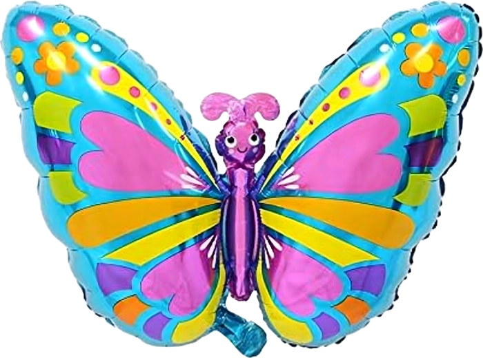 Sada narodeninových balónikov Motýlik, 5 ks