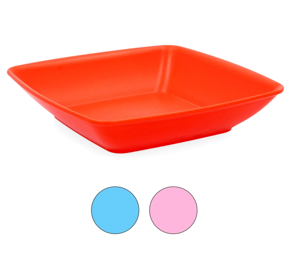 Hobby Life štvorcový hlboký tanier 17,5 cm