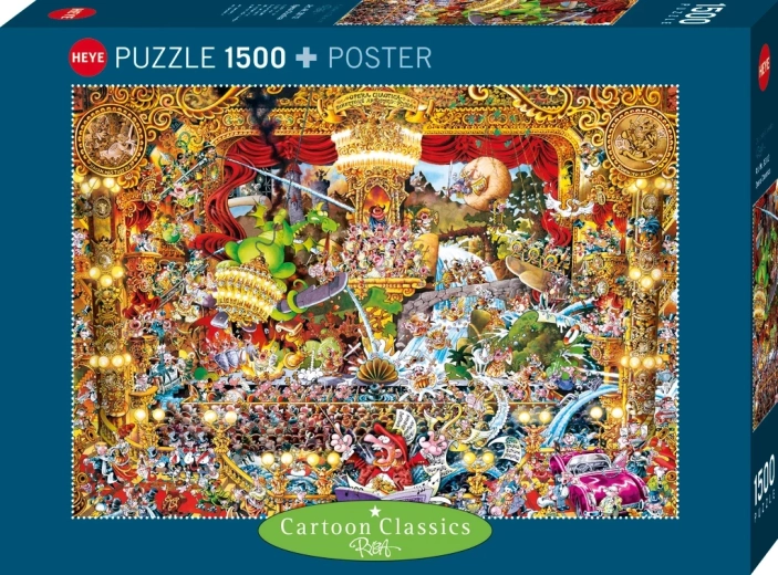 Heye puzzle Cartoon Classics: Chaotická opera 1500 dielikov