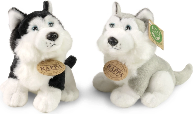 Plyšový pes husky 16 cm Eco-Friendly – 1 kus