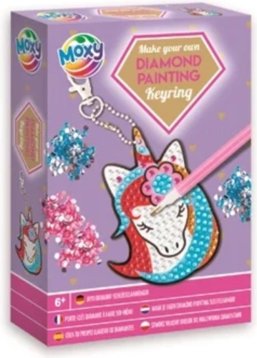 Diamantové maľovanie – prívesok jednorožec