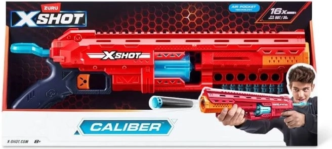 ZURU X-Shot Caliber penový vystreľovač so zásobníkom