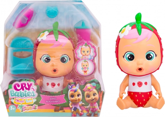 Cry Babies Magic Tears Beach Babies bábika – Ella