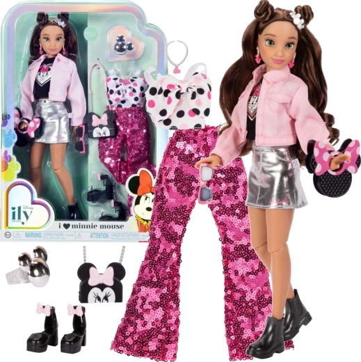 Disney ILY 4Ever módna bábika inšpirovaná MINNIE MOUSE s doplnkami 30 cm