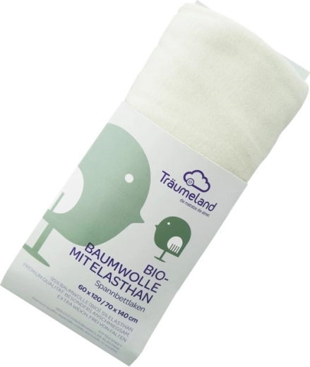 Träumeland plachta z bio bavlny s elastanom 40 × 90 cm, mätová