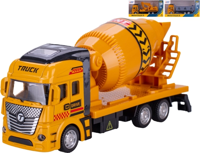 Auto stavebné kovové 19 cm so spätným chodom