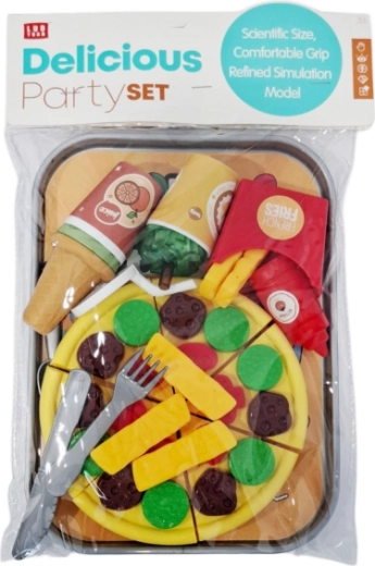 Kuchynský set s pizzou a potravinami pre deti