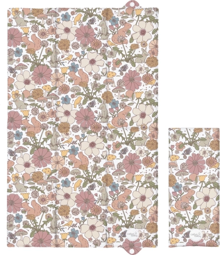 Ceba baby cestovná prebaľovacia podložka Basic Garden 60 × 40 cm