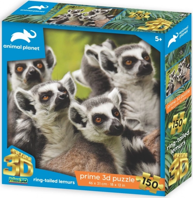 3D puzzle lemur – 150 dielikov