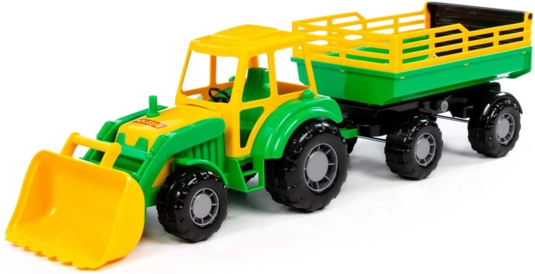 Traktor Altaj s nakladačom a prívesom - 1 kus
