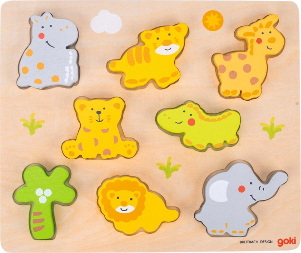 Puzzle divoké zvieratá