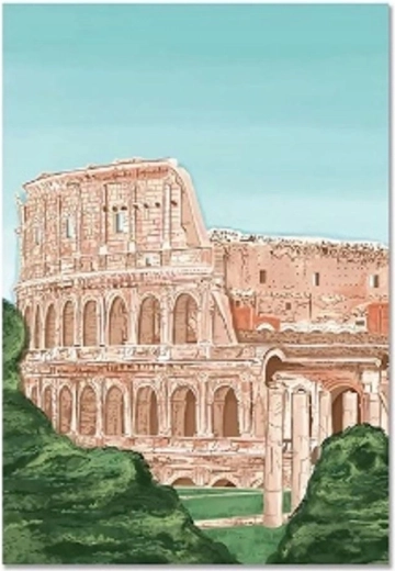 Norimpex Maľovanie podľa čísel Rím Koloseum 40 × 50 cm