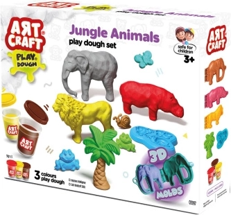 Art Craft sada na modelovanie africké zvieratká 168 g