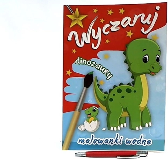 Vyčaruj dinosaury – vodné omaľovánky