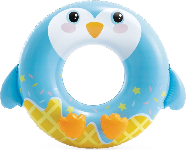 Nafukovací kruh do vody tučniak 81 cm Intex