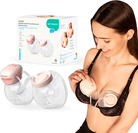 BabyOno Twinny bezdrôtová dvojitá elektrická odsávačka materského mlieka