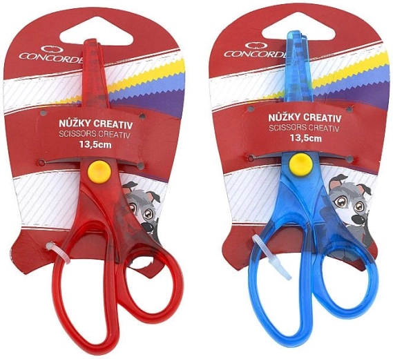 Kreatívne nožnice Concorde Creativ 13,5 cm so zúbkovaným okrajom
