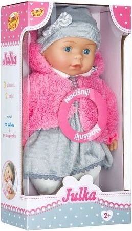 Bábika Julka učí, spieva, rozpráva príbeh