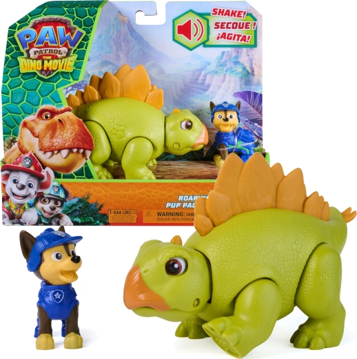 Spin Master Labková patrola dinosauri: Chase s interaktívnym stegosaurom (10 cm)