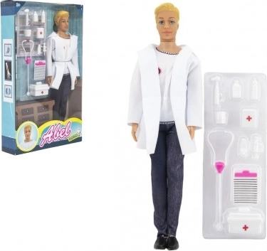 Panáčik doktor s doplnkami 30 cm
