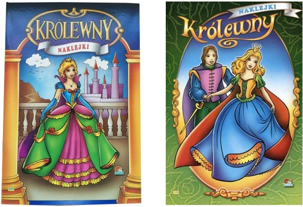 Omaľovánky s nálepkami – princezné