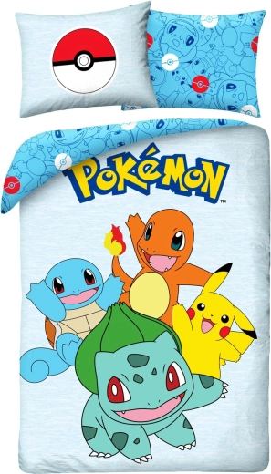 Pokémon bavlnené obliečky 140 × 200 cm + 70 × 90 cm