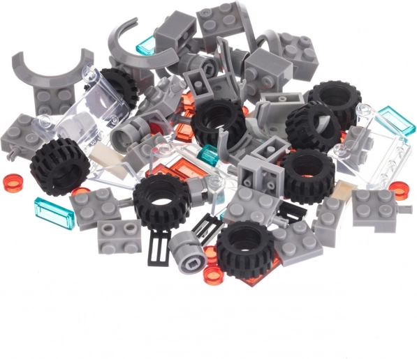 L-W Toys kreatívny set na stavbu áut – doplnok k stavebniciam