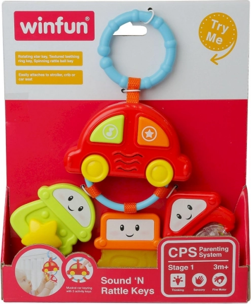 Závesné auto s kľúčikmi