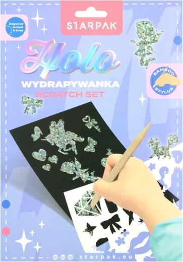Holografická vyškrabovacia sada - 1 kus