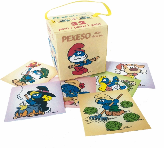 Pexeso Šmolkovia v papierovej krabičke