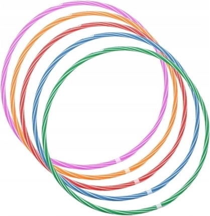 Hula hoop obruč so špirálovým vzorom 50 cm