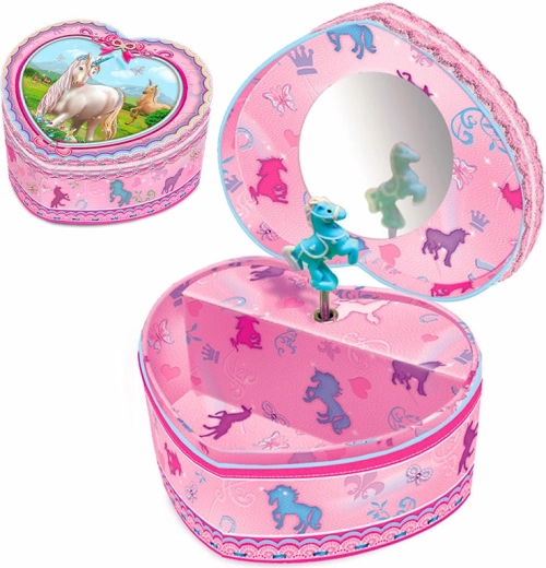 Šperkovnica s hudbou jednorožec Srdce