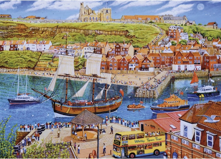 GIBSONS puzzle Endeavour, Whitby 1000 dielikov
