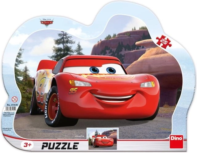 Cars: Blesk na výlete detské puzzle 25 dielikov