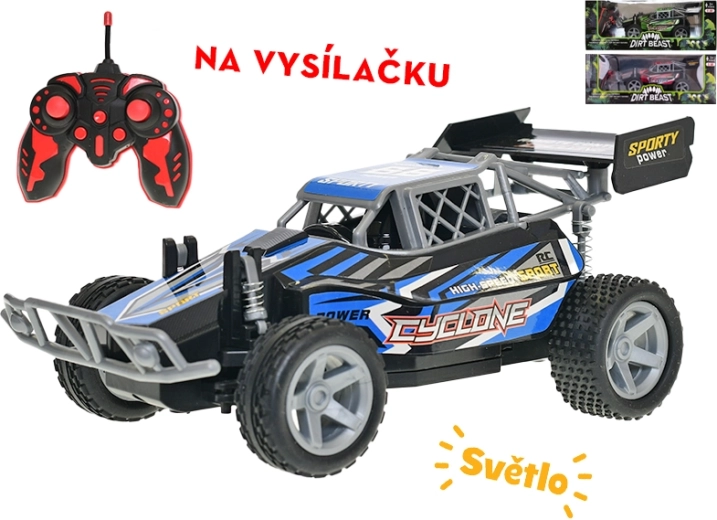 RC terénne buggy 25 cm s plným ovládaním a svetelnými efektmi