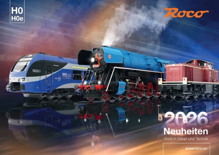 Roco katalóg noviniek 2026 v nemčine