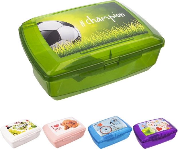 Desiatový box BranQ s klipom 20,5 × 13,5 × 7,5 cm (mix motívov)