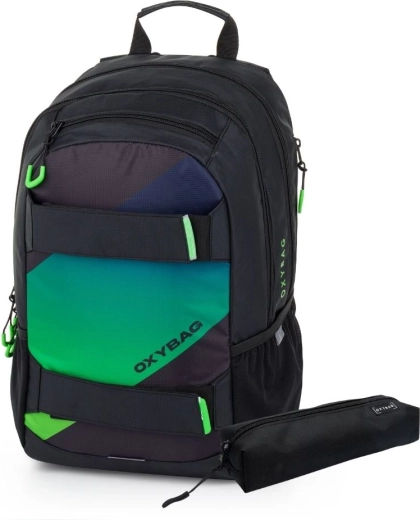 Študentský batoh s etue OXYBAG Sport Ombre