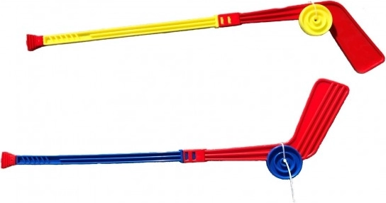 Plastová hokejka s pukom 74 cm