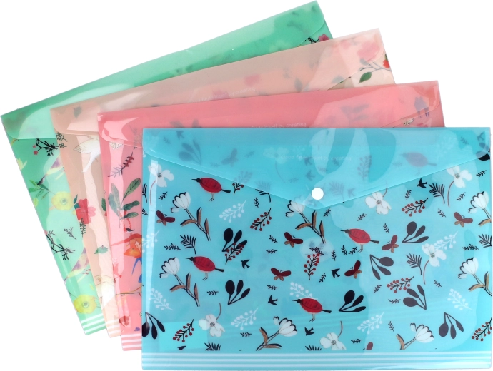 Zložka s drukom 26 × 36 cm Kvietky