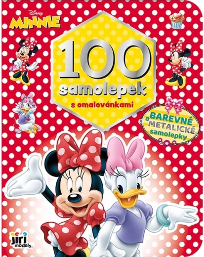 Omaľovánky Minnie so 100 samolepkami