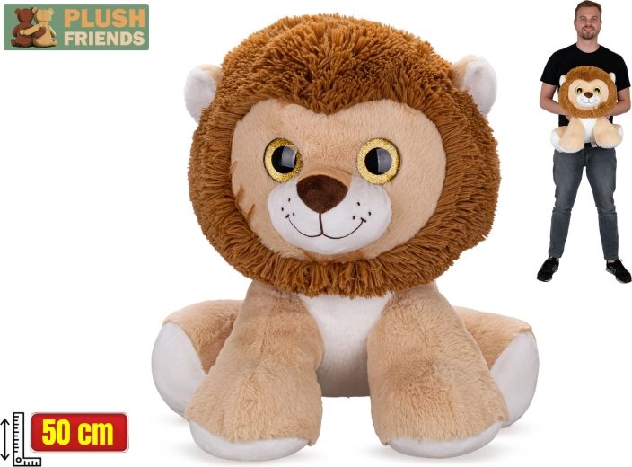 Plush Friends plyšový lev 50 cm, sediaci